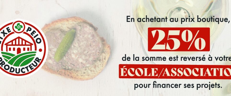 Opération gourmande avec Etxe Peio