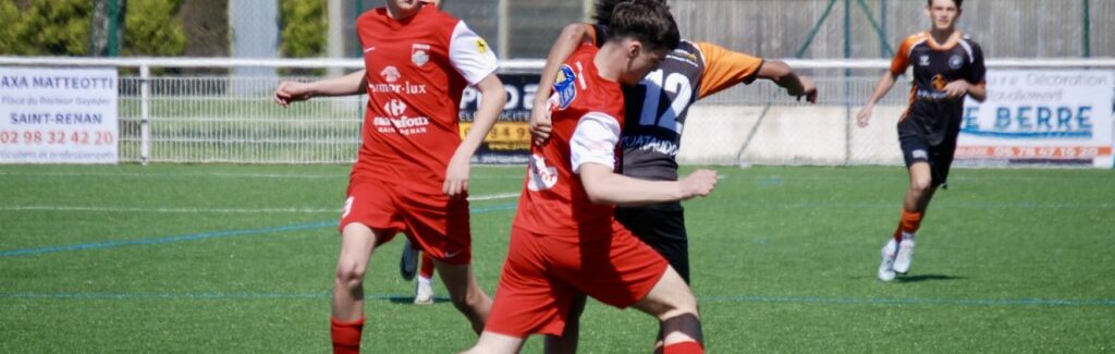 U16 : EA Saint-Renan – AL Coataudon 1-3 le 13 Avril 2024